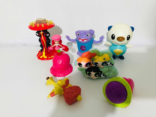 Lote De 7 Brinquedos Mcdonalds Festa No Céu Pokémon E Outros